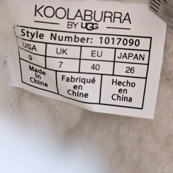 UGG Koolaburra Women's Chestnut Koola Short Flat Heel Winter Boots Sz 9 - Picture 10 of 10